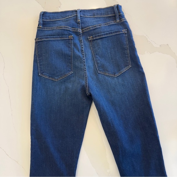 FRAME Women's High Rise Cigarette Jeans Size 26 Blue Medium Wash Casual Quality - Picture 9 of 12